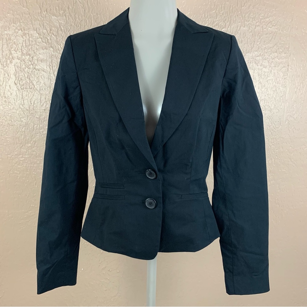 Cue Black Fitted Blazer Suit Jacket